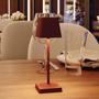 Imagem de Luminária de Mesa Abajur LED Mini QD Interlight - Portátil Sem Fio - Ocre