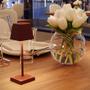Imagem de Luminária de Mesa Abajur LED Mini QD Interlight - Portátil Sem Fio - Ocre