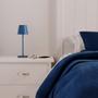 Imagem de Luminária de Mesa Abajur LED Tina Interlight - Portátil - Sem Fio - Azul Índigo
