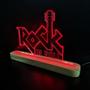 Imagem de Luminária De Mesa Abajur Rgb Colorida - Rock In Roll