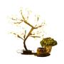 Imagem de Luminária de Mesa com Flor de Cerejeira 17 Polegadas - 40 LEDs - USB - Bonsai Artificial