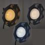 Imagem de Luminaria de Mesa Com Garra Diamante Articulavel Touch Presilha Led 3 Cores Abajur Flexivel Trabalho Escritorio Home Office Geometrica