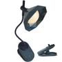 Imagem de Luminaria de Mesa Com Garra Diamante Articulavel Touch Presilha Led 3 Cores Abajur Flexivel Trabalho Escritorio Home Office Geometrica