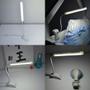 Imagem de Luminária De Mesa Com Garra Manicure Maquiagem Leitura Usb