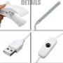 Imagem de Luminária De Mesa Com Garra Manicure Maquiagem Leitura Usb