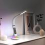 Imagem de Luminária de Mesa LED 11w com Relógio e Termômetro Conforto e Tecnologia LE2210