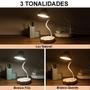 Imagem de Luminária De Mesa Pata De Gato Led Touch Flexível 3 Tons Luz
