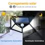 Imagem de Luminária de Parede Solar 100 Leds com Sensor de Movimento