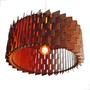 Imagem de Luminária De Teto Desconstruído Designer Moderno Em MDF Cru Com Fiação Completa