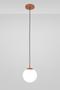Imagem de Luminária de Teto Globinho G20 1xE27 Cobre 150cm