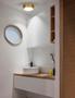 Imagem de Luminária De Teto Plafon Redondo Sobrepor Dourado 40w Painel Slim 25cm 2 Lâmpadas E27 Led Bivolt 110v 220v Para Sala Quarto Corredor Banheiro Lavabo
