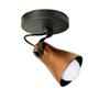 Imagem de Luminária de Teto Spot de Sobrepor Direcionável Octa Design Moderno Quarto Sala 1 lâmpada E27 Bivolt