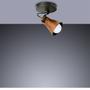 Imagem de Luminária de Teto Spot de Sobrepor Direcionável Octa Design Moderno Quarto Sala 1 lâmpada E27 Bivolt