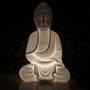 Imagem de Luminária Decorativa Buda Enfeite Abajur Quarto Mesa Cabeceira Espaço Zen Decoração  Sala Rack Estante