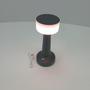 Imagem de LUMINARIA DECORATIVA ENFEITE DE MESA LED USB HOME&CO METAL 21x9x9cm PRETO