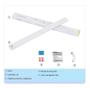 Imagem de Luminária Elegante Fina Led Sem Fio Com Sensor De Presença - 30cm - Shark Blue