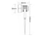 Imagem de Luminaria espeto para jardim tel03 3w 3.000k 225lm ref 15100026 taschibra