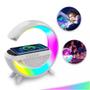 Imagem de Luminaria G Speaker RGB Smart Station Caixa de Som Bluetooth e Carregador Wirelles Sem Fio