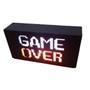 Imagem de Luminária Game Over Gamer Geek De Mesa Com Led Bivolt
