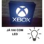 Imagem de Luminária Gamer Geek Icone Xb One, Series X Led Mdf