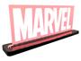 Imagem de Luminária Geek Marvel - Base Acrílico Preto - LED Vermelho