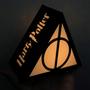 Imagem de Luminaria Harry Potter Reliquias Da Morte em Acrilico com LED - Super 3D