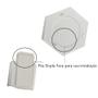 Imagem de Luminária Hexagonal sem fio LED com controle remoto armários e decoração ASUS