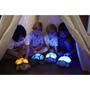 Imagem de Luminária infantil musical abatjour de pelúcia tartaruga com projetor de estrelas led