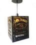 Imagem de Luminária Jack Daniels Decorativa Preta Madeira Mdf