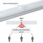 Imagem de Luminária Lâmpada Barra Led Sensor Presença Movimento Luz de Emergência Closets Armários Nichos Sem Fio Recarregável USB