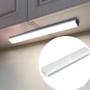 Imagem de Luminária Lâmpada Barra Led Sensor Presença Movimento Luz de Emergência Closets Armários Nichos Sem Fio Recarregável USB