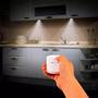 Imagem de Luminária Lâmpada Led Spot Sem Fio Portátil com Controle Remoto