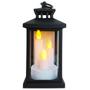 Imagem de Luminária Lampião com 3 Velas Eletrônicas Leds 22x10x10cm