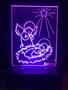 Imagem de Luminária Led 16 Cores, Anjo, Jesus, Menino Jesus, Decoração, Quarto, Infantil, Bebê, Católico