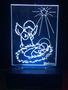 Imagem de Luminária Led 16 Cores, Anjo, Jesus, Menino Jesus, Decoração, Quarto, Infantil, Bebê, Católico