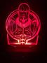 Imagem de Luminária Led 16 cores, Kratos, God Of War, Video Game, Decoração