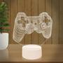 Imagem de Luminária Led 3D Abajur  Controle PlayStation Game Gamer Jogo