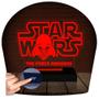 Imagem de Luminária Led 3D Abajur  Star Wars Logo Presente Criativo Decoração