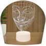 Imagem de Luminária Led 3d  Anonymous Hacker  Abajur Presente Criativo Decoração