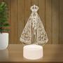 Imagem de Luminária Led 3D Dia das Mães Nossa Senhora Abajur Presente Criativo Decoração