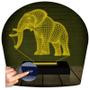 Imagem de Luminária Led 3d  Elefante 6  Abajur Presente Criativo Decoração