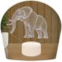 Imagem de Luminária Led 3d  Elefante 6  Abajur Presente Criativo Decoração