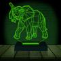 Imagem de Luminária Led 3D  Elefante India  Abajur  Presente Criativo Decoração