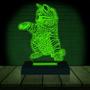 Imagem de Luminária Led 3D Gato Abajur 8 Presente Criativo Decoração