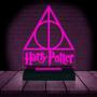 Imagem de Luminária Led 3d Harry Potter HP Relíquias da Morte Abajur