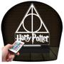 Imagem de Luminária Led 3d Harry Potter HP Relíquias da Morte Abajur Presente Criativo Decoração