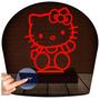 Imagem de Luminária Led 3d  Hello Kitty  Abajur