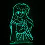 Imagem de Luminaria Led 3d, Kagome, Anime, Geek, 16 Cores controle remoto