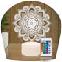 Imagem de Luminária Led 3D Mandala Abajur Presente Criativo Decoração