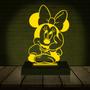 Imagem de Luminária Led 3d  Minnie Mickey Disney  Abajur